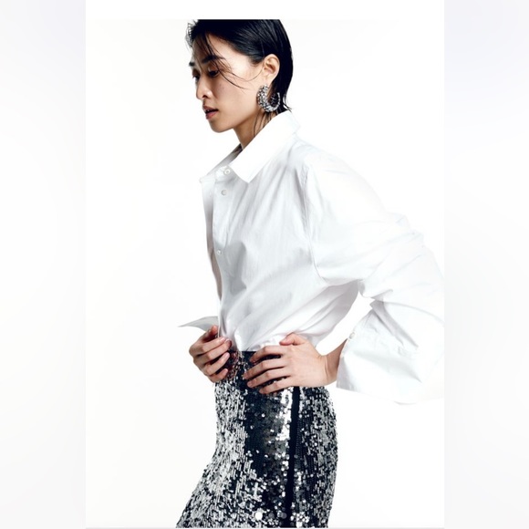 H&M Sequined Maxi Skirt - Picture 4 of 8